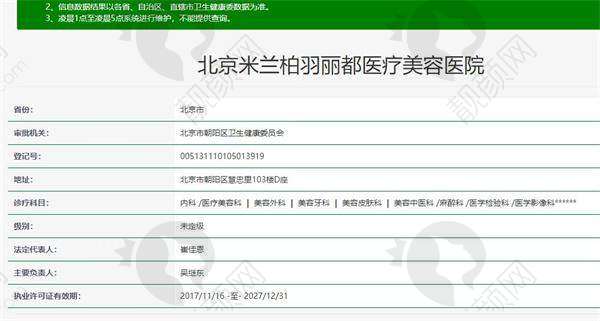 八、北京米兰柏羽丽都医疗美容医院的口碑评价怎么样